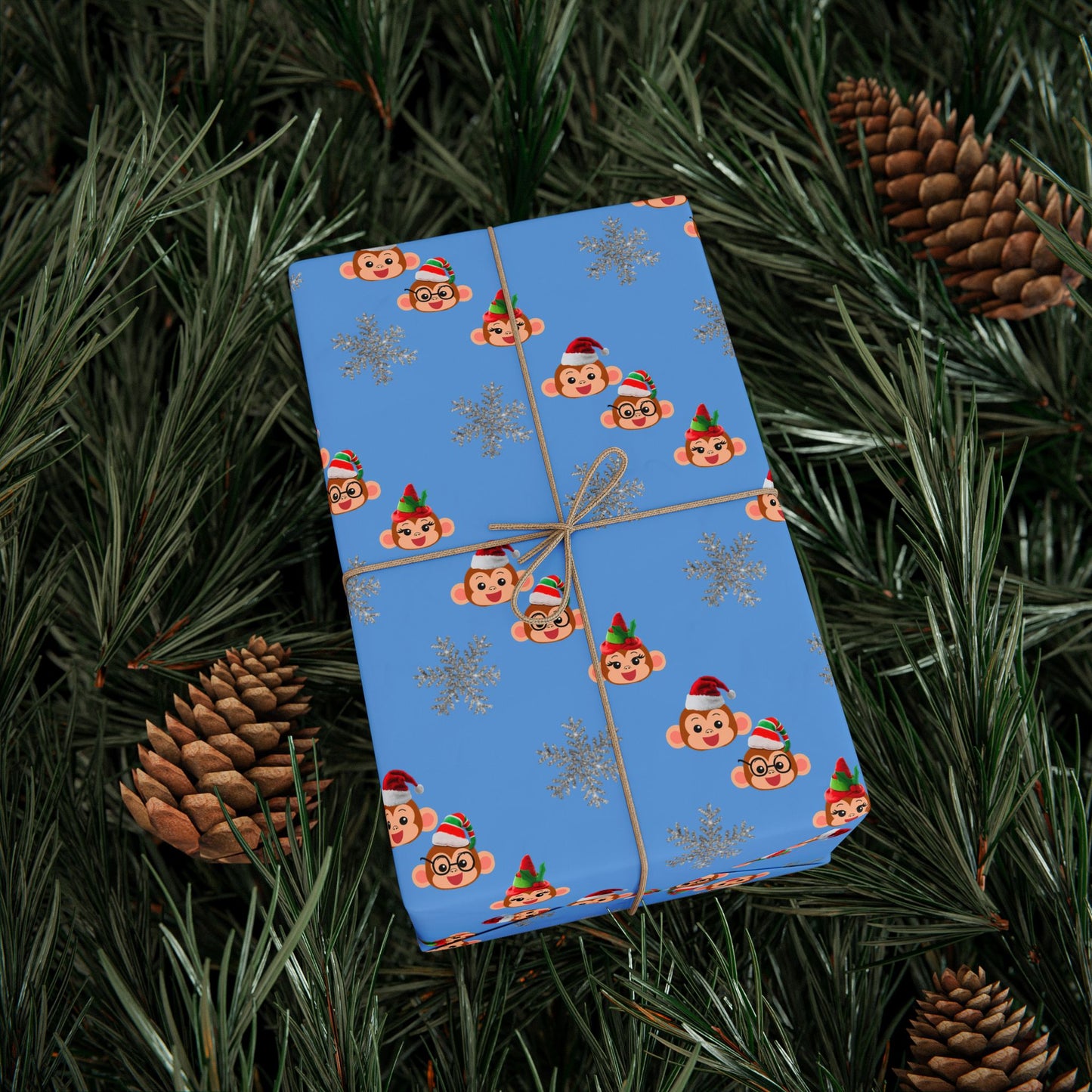 Monkey Jungle Custom Wrapping Paper