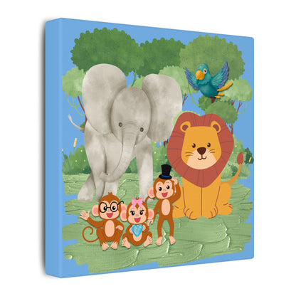 The Happy Wonders Jungle - Custom Canvas Print