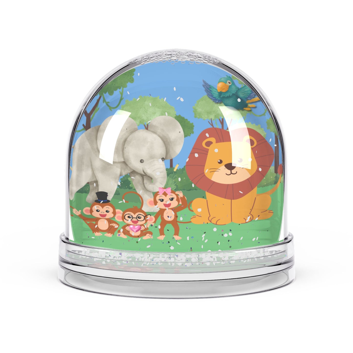 The Happy Crew Custom Snow Globe