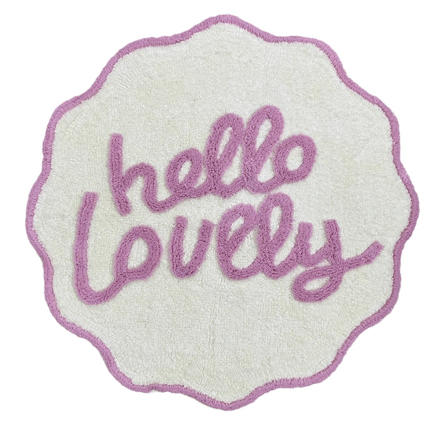 Hello Lovely - Round Area Rug